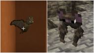 Comparison between old bat and new bat textures in Minecraft (Image via Mojang/Sportskeeda)